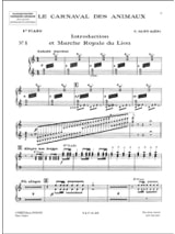 Carnaval des Animaux 1er Piano Solo Orchestre. - SAINT-SAËNS